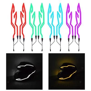 Motorcycle Helmet LED Light Strip Motorcycle Helmet Light Easy to Install - Picture 1 of 28