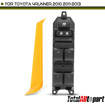 Interruptor maestro de ventana eléctrica para Toyota 4Runner 2010 2011 2012 2013 conductor delantero Foto 1 de 4