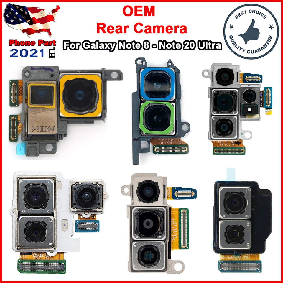 Cable flexible de repuesto para cámara trasera OEM para Samsung Galaxy Note 20 10 9 8 EE. UU. Foto 1 de 1