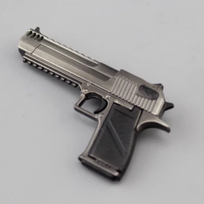 1/6 Metal Desert Eagle Pistol Gun Weapon Model For 12" Soldier Figure War Toys - Image 1 of 4