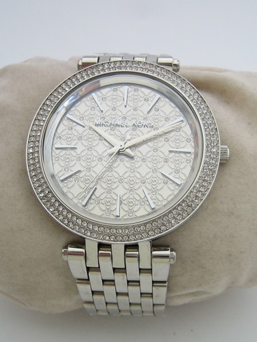 OROLOGIO MICHAEL KORS DARCI DONNA MK3404 ACCIAIO INOX CRISTALLI QUARZO ORIGINALE