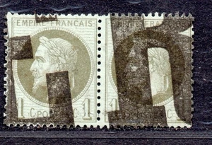 + SUP PAAR VON 1C NAPOLEON No25 / TOP AUSSEHEN UND ZENTRIERUNG ++ / BEWERTUNG 80 E MIN - Bild 1 von 2