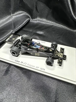 Spark  1/43 1974 Lotus 76 Belgium Grand Prix 1974 Jacky Ickx Boxed USA - Image 1 of 4