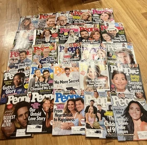 Lot Of 25 People Magazine Issues 2021 Royals Britney Jennifer Aniston Ben J Lo - Imagen 1 de 10