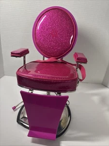 Sedia stile scintillante rosa American Girl 2013 per bambole 18" - Foto 1 di 4