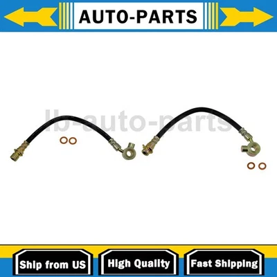 2X Front Brake Line Hose First Stop For For Chevrolet C20 Pickup 1971-1972 - Image 1 of 4