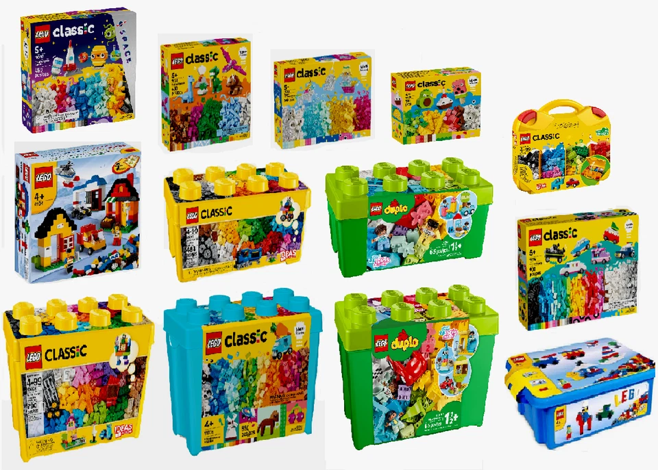 LEGO CLASSIC Bausteine BOX kreativ Klemmbausteine Sammlung Konvolut Geschenk Set - Bild 1 von 1