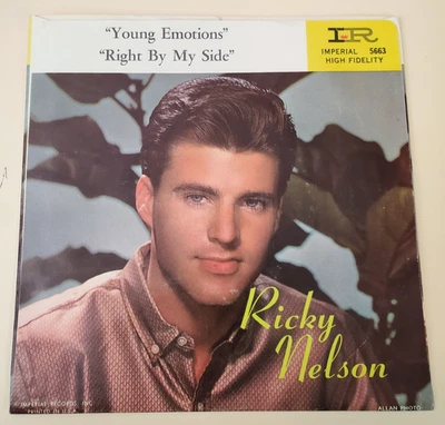 Ricky Nelson YOUNG EMOTIONS (ROCK N ROLL 45/PS) #5663 PLAYS VG++ - Image 1 of 4