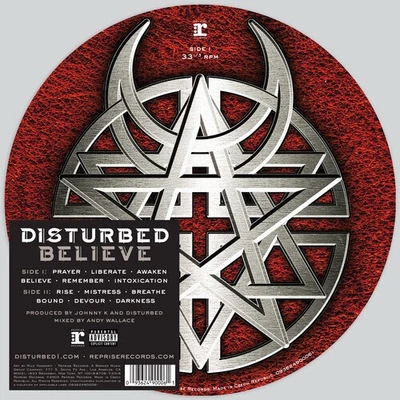 Disturbed – Believe - Picture Disc LP Vinyl Record 12" - NEW Sealed - Image 1 of 2