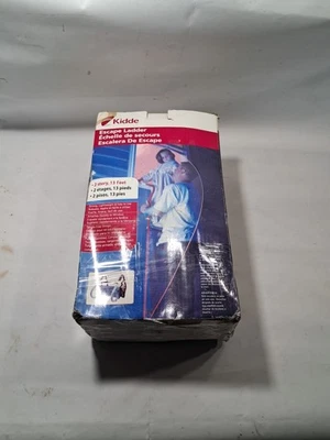 Escalera de escape de incendios Kidde nunca usada 2 pisos 13 pies Caja dañada en agua embalaje original Foto 1 de 4