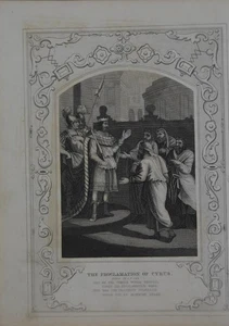 Antike religiöse Kunst Die Verkündigung des Kyros 1860 Christentum Geschichte - Bild 1 von 7