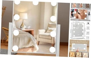 Hollywood Vanity Mirror with Lights, Lighted Makeup Mirror with Lights, 3 - Picture 1 of 7