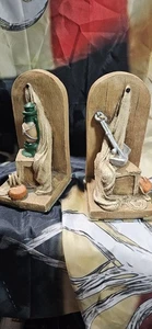 SELTENE 10" APSIT BROS Brothers Kalifornien Kreidegeschirr maritim Anker Tack Buchstützen - Bild 1 von 2