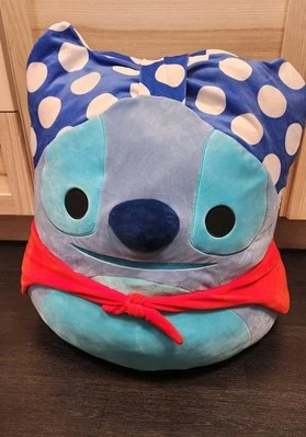 Squishmallow STITCH Superhero 24 Inch Plush Disney Lilo & Stitch HUGE! - Image 1 of 4