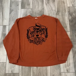Disney Store Disney World Disneyland Crew SweatShirt Men Sz XXL Big Bad Wolf - Picture 1 of 7