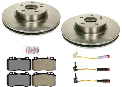 Rotores y pastillas de freno de disco delanteros para Mercedes Benz E500 2003-2006 rueda trasera Drv Foto 1 de 4