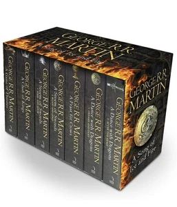 Game of Thrones : A Song of Ice and Fire 7 Books Box Set By George R R Martin - Picture 1 of 4