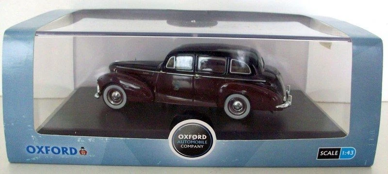 OXFORD 1/43 - HPL001 HUMBER PULLMAN LIMOUSINE BLACK / BURGUNDY ROTHCHILD - Image 1 of 1