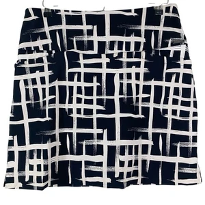 SC&Co Womens Skort Size Large Black Cream Pockets Pull On Pockets Stretch - Bild 1 von 14