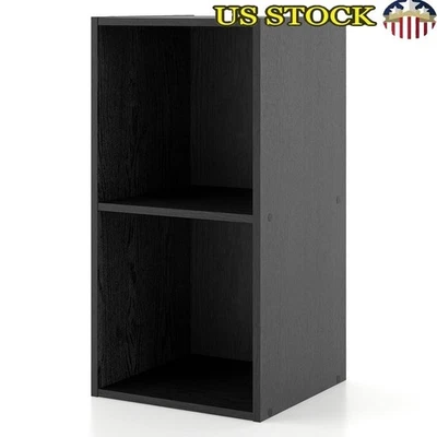 Stackable Cube Storage Shelves Modular Bookcase Organizing System Home Office US - Image 1 of 4