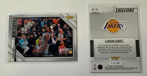 LEBRON JAMES - 2021-22 PANINI INSTANT NBA ALL-STARS #15 - TEAM LEBRON - 1 of 381 - Picture 1 of 3