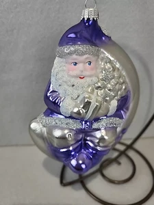 Lauscha Glas Creations Santa Claus Christmas Tree Ornament Germany - Picture 1 of 9