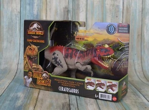 Jurassic World Ceratosaurus Figure Camp Cretaceous Roar Attack Jurassic Park - Picture 1 of 6