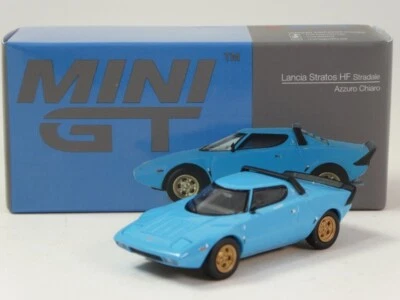 True Scale TSM MINI GT Lancia Stratos HF Stradale 1975 blue 1/64 MGT00624-L - Immagine 1 di 3
