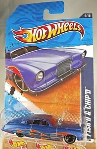2011 Hot Wheels #94 Heat Fleet 4/10 FISH'D & CHIP'D Blue Variant w/Black MC5 Sp  - Picture 1 of 4
