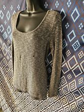 Bethany Mota Medium Longsleeve Gray  Lightweight Sweater Chest 35" Length 23.5"