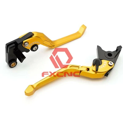 Palancas de embrague de freno 5D Aniti-plegables romboidales para MOTO GUZZI AUDACE 15-18 dorado Foto 1 de 4