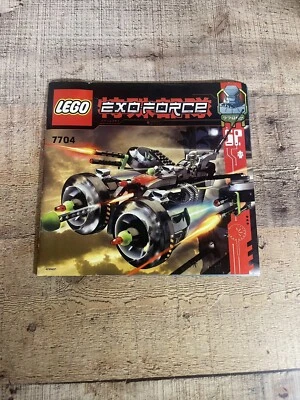 Lego Exoforce 7704 Instruction Book Manual only  - Image 1 of 3