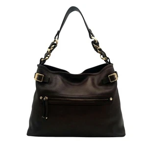 Max Mara Brown Leather Shoulder Bag - Picture 1 of 11