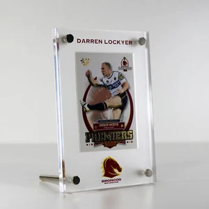 Broncos Darren Lockyer Trading Card Display Stand *Trading Card Not Included - Picture 1 of 7
