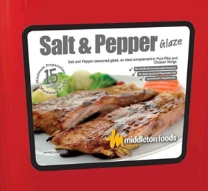 Salt and Pepper Glaze Middleton Foods Ribs Chops Chicken Pork Wraps 1Kg & 1.75Kg - Picture 1 of 1