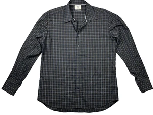 Men's Shirt Long Sleeved Collared Cambridge Easy Iron Ease Care Size 46 - Picture 1 of 8