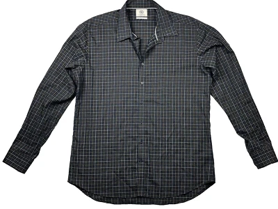 Men's Shirt Long Sleeved Collared Cambridge Easy Iron Ease Care Size 46 - Image 1 of 4