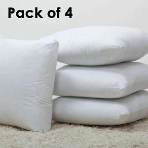 4 Pack Hollow-fiber Pumped Cushion Fillers/Inner Cushion Inserts/Pads All Sizes - Picture 1 of 8