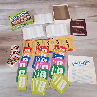 Game Card Strategy 5-in-a-row WHITMAN Family #4415 Vintage 1978 Complete - Image 1 of 4