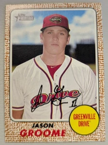 2017 Topps Heritage Minor Jason Groome Facsimile Auto - Picture 1 of 2
