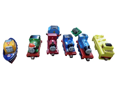 Lot Metal Thomas Engine Trains Cars Magnetic Talking Skarloey Xmas Percy Captain - Image 1 of 4