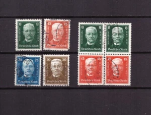 Germany - 1927 Pres. Paul von Hildenburg block of 4 Sc# B19-B22 - (24-03-38) - Picture 1 of 1