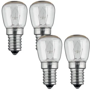 Oven Cooker lamp 300°C Appliance Light Bulb oven lamp E14 - 25W - 4 Pack esd - Picture 1 of 3