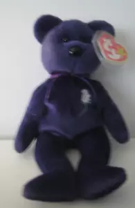 Ty Beanie Baby - PRINCESS Diana Bear 1997 RARE & RETIRED - MINT with MINT TAGS - Picture 1 of 4