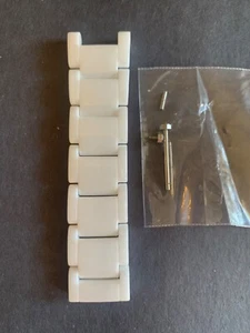 Michael Kors 18mm. 6 White Ceramic Watch Links Mk5733 - Picture 1 of 3