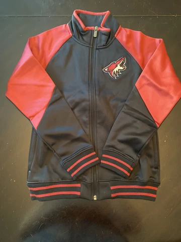 Arizona Coyotes NEW Youth Girls Small 7/8 Track Jacket NHL Hockey NWT Cover