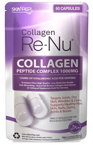 Hydrolysiertes Kollagen | Maximale Stärke 1000mg | Haare, Haut, Nägel 60 - 180 Kapseln - Bild 1 von 5
