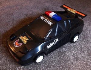VINTAGE 1983 SKY PATROL ACTION CAR BATTERY OPERATED ORIGINAL BOX TOY RESCUE CAR - Picture 1 of 20