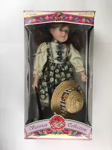 1997 COLLEZIONE ROSE VITTORIANE - BAMBOLA PORCELLANA DI MELISSA JANE - #11297 - NUOVA - Foto 1 di 9