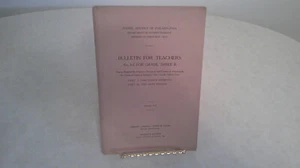 Bulletin for Teachers No. 3-2 For Grade 3-B, Early Hebrews & Hopi Indians, 1937 - Imagen 1 de 2